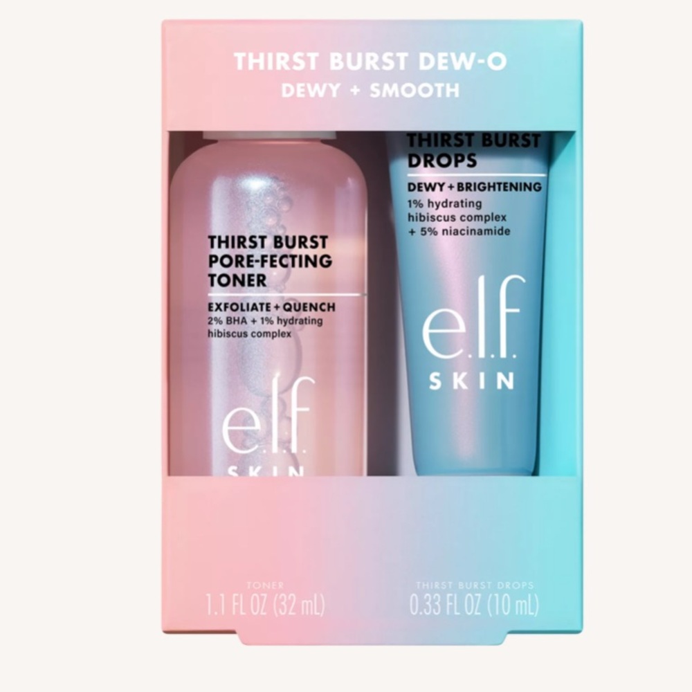 Elf Skin Thirst Burst Dew-O Toner & Drops Set